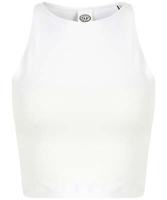 SF - Women's cropped top - White