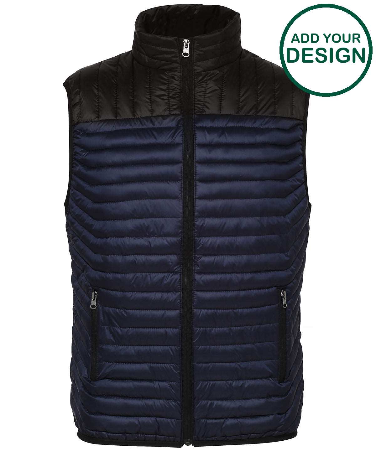 Domain two-tone gilet