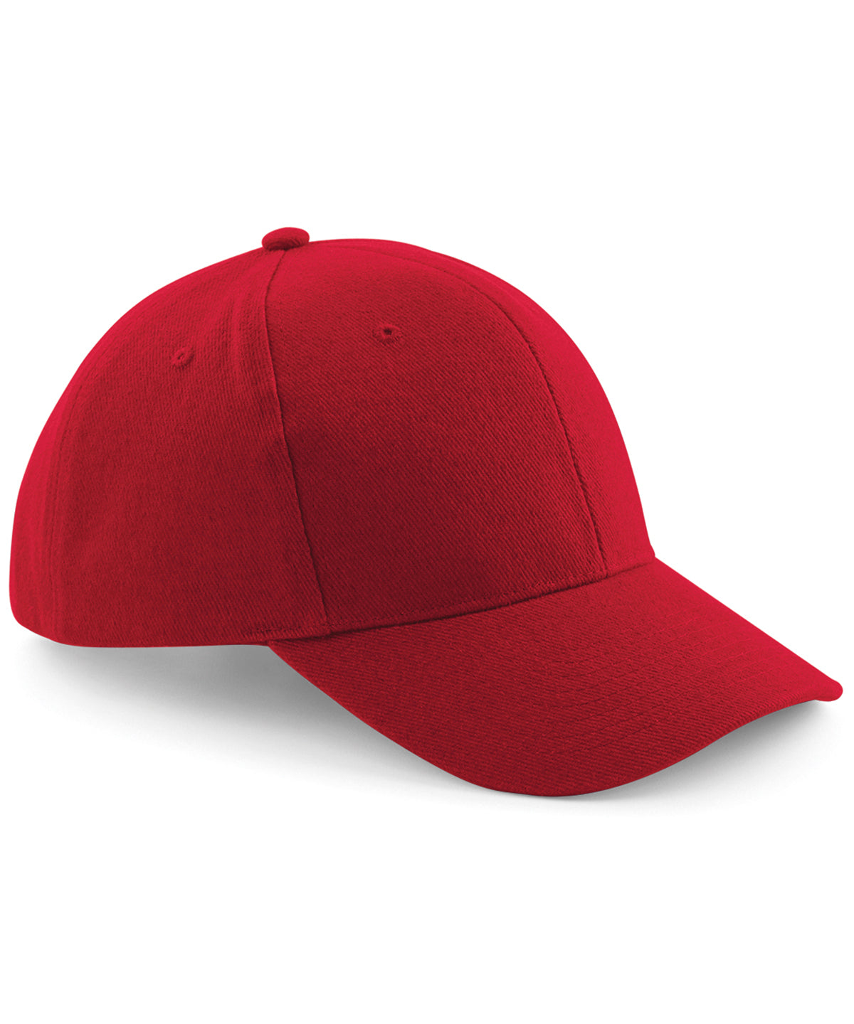Beechfield - Casquette en coton brossé épais de style professionnel - Rouge classique - Ajoutez votre design/logo