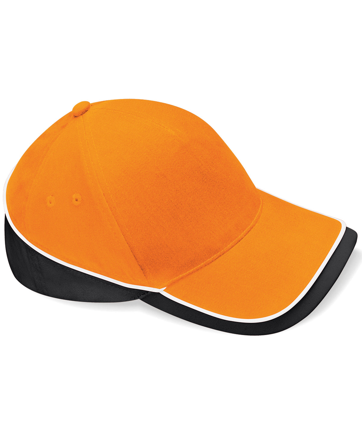 Beechfield - Teamwear competition cap - Orange/Black/White - Add Your Design/Logo