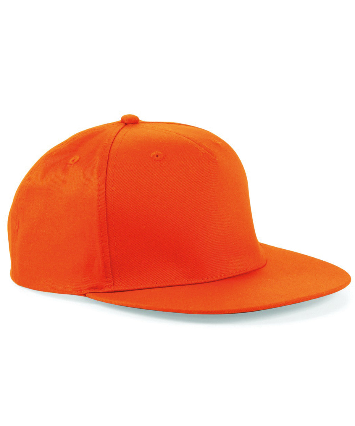 Beechfield – 5-Panel Snapback Rapper Cap – Orange – Fügen Sie Ihr Design/Logo hinzu