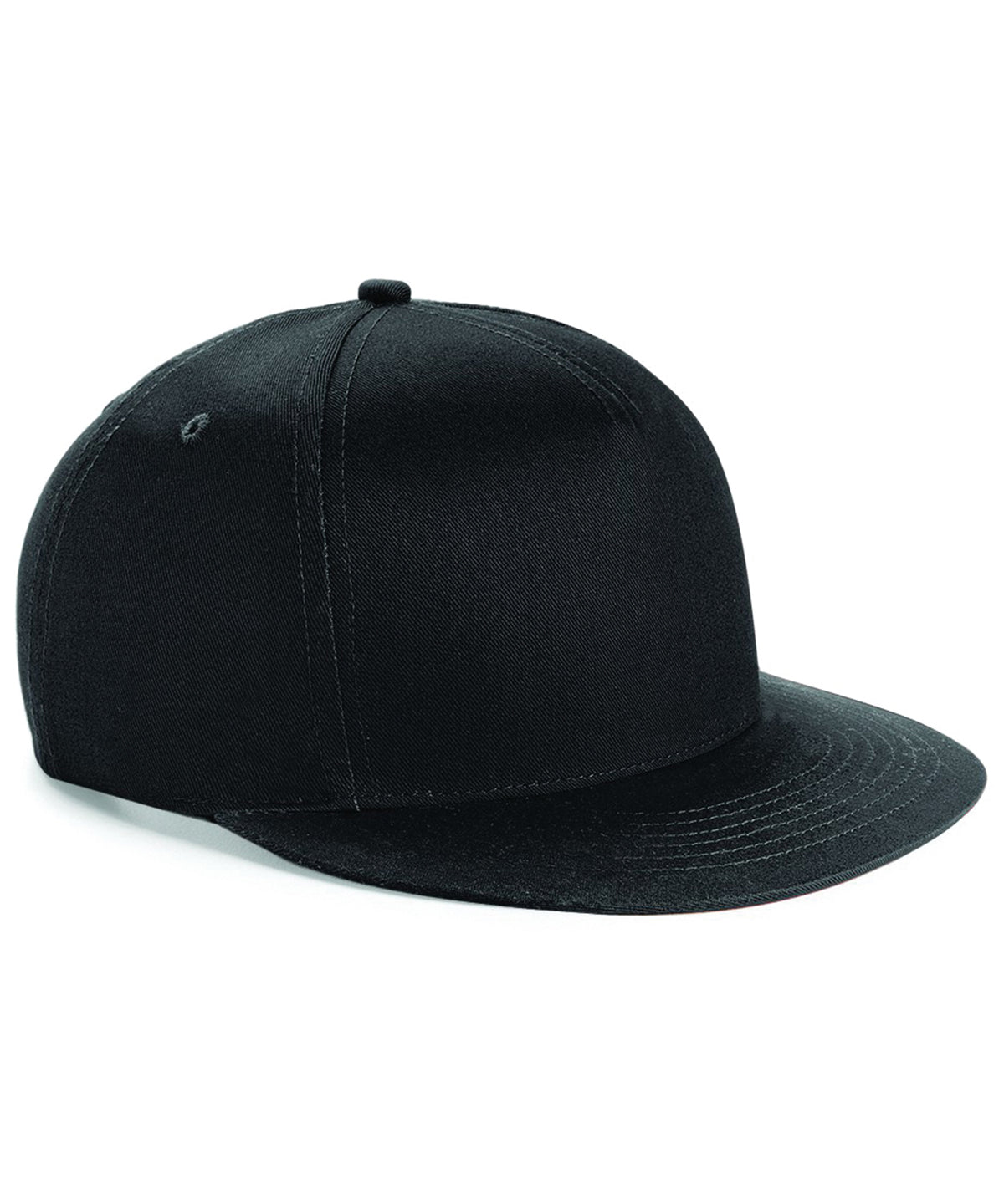 Beechfield - Casquette snapback pour jeunes - Noir/Noir - Ajoutez votre design/logo