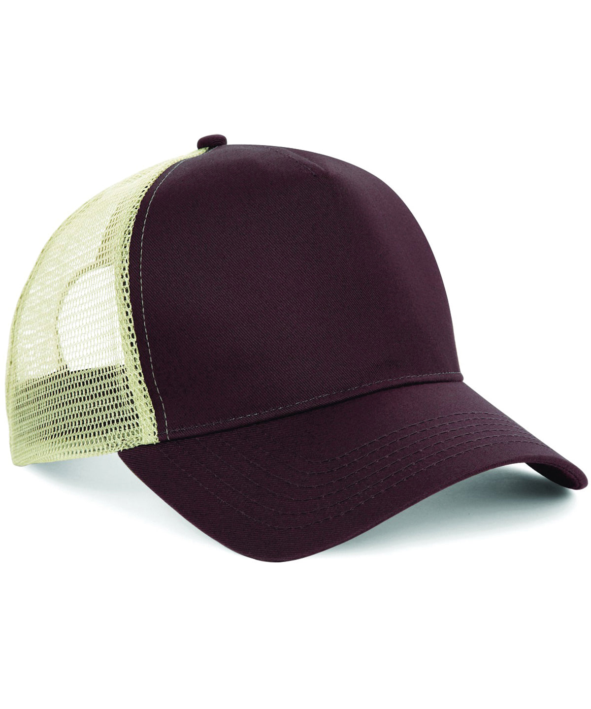 Beechfield – Snapback Trucker – Schokolade/Karamell – Fügen Sie Ihr Design/Logo hinzu