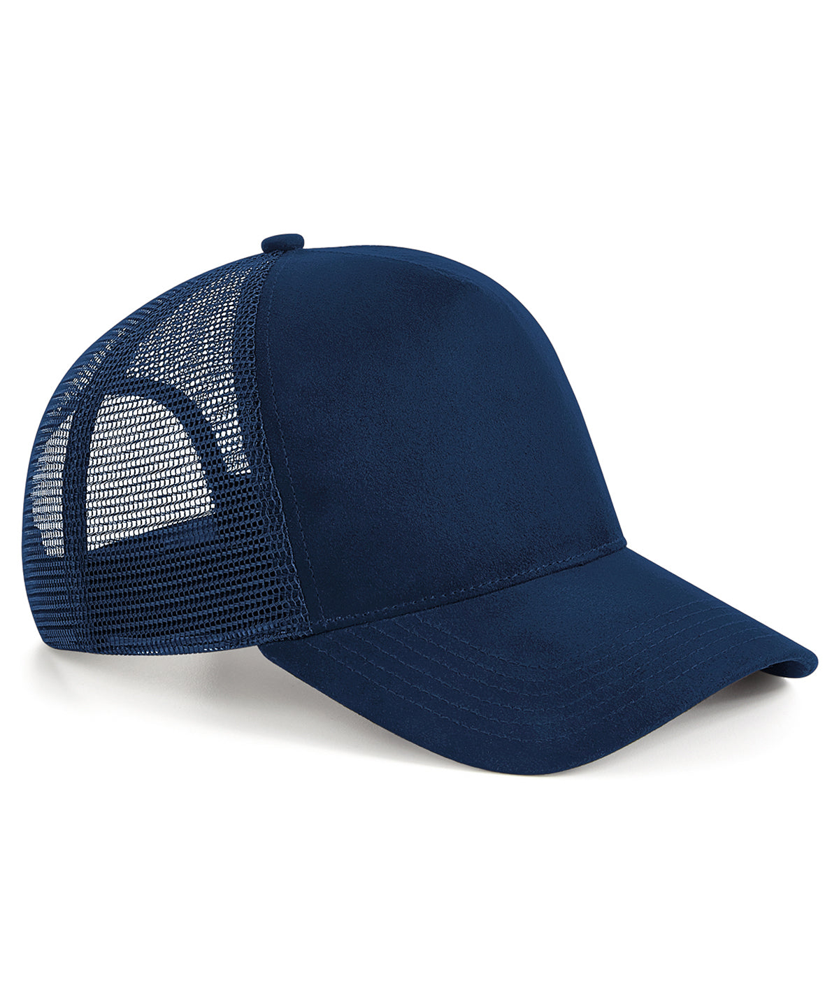 Beechfield - Suede snapback trucker - French Navy - Add Your Design/Logo