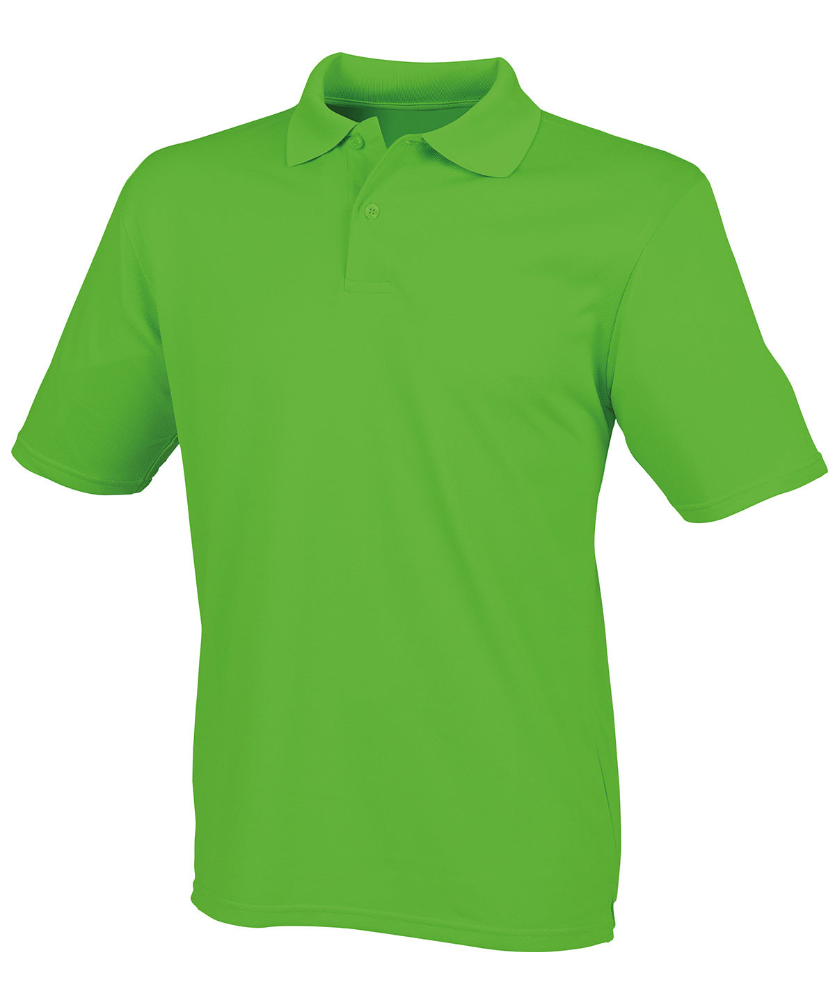 Henbury - Polo Coolplus® - Vert citron - Ajoutez votre design/logo