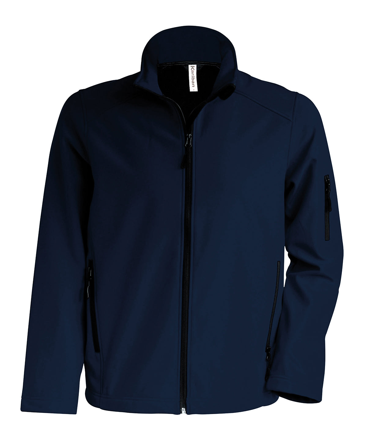 Kariban - Veste softshell - Bleu marine - Ajoutez votre design/logo
