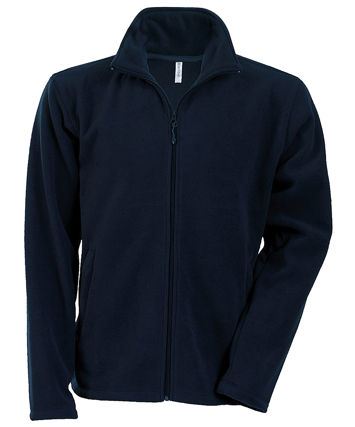 Kariban - Veste micropolaire zippée Falco - Bleu marine - Ajoutez votre design/logo