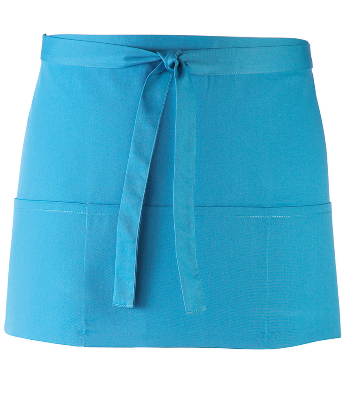 Premier - Tablier 3 poches Couleurs - Turquoise - Ajoutez votre design/logo