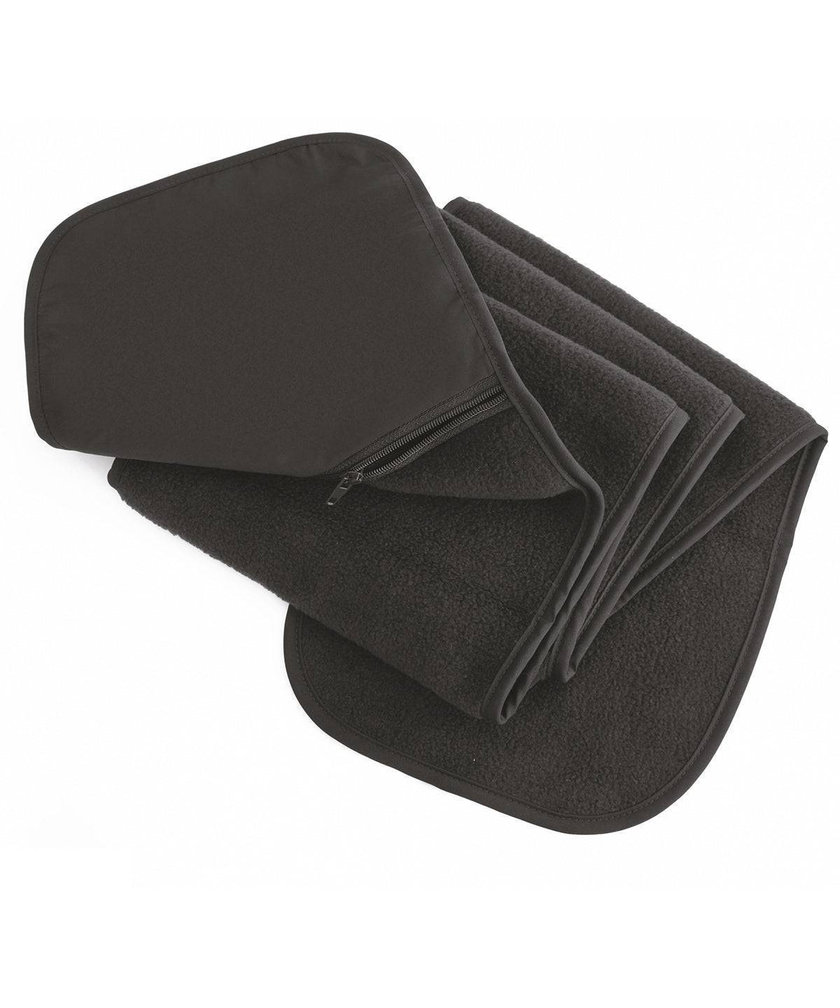 Polartherm fleece scarf with zip pocket