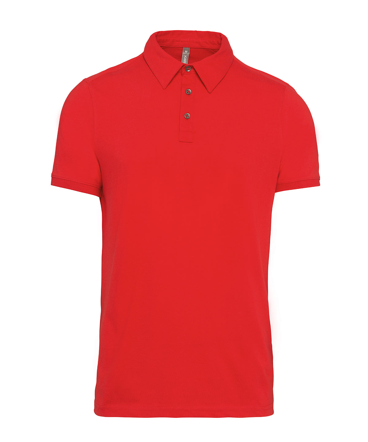 Kariban – Poloshirt aus Jersey-Strick – Rot – Fügen Sie Ihr Design/Logo hinzu