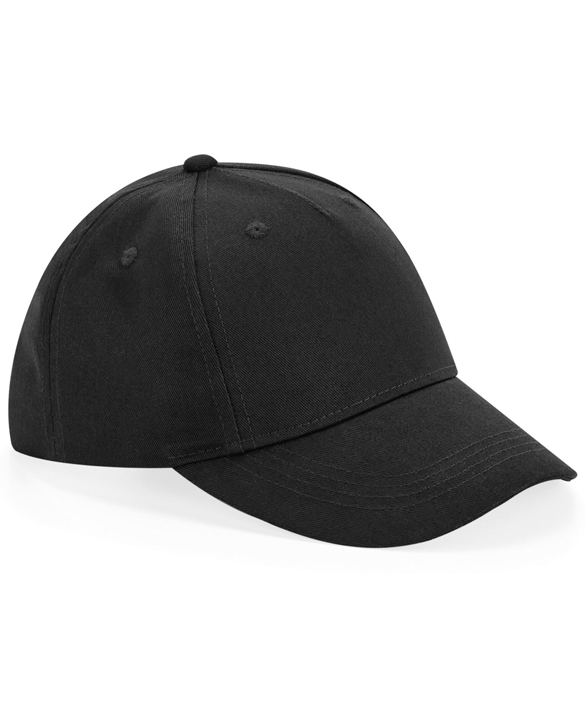 Beechfield - Junior organic cotton 5-panel cap - Black - Add Your Design/Logo