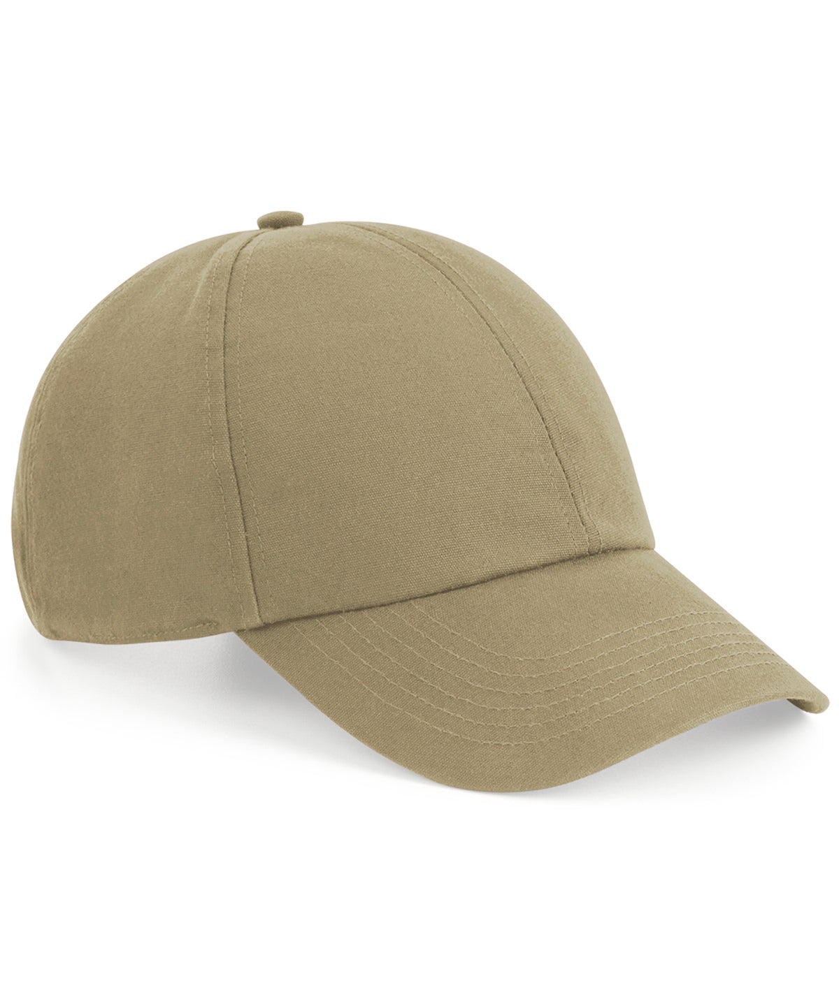 Beechfield - Casquette 6 panneaux en coton biologique - Sable du désert - Ajoutez votre design/logo