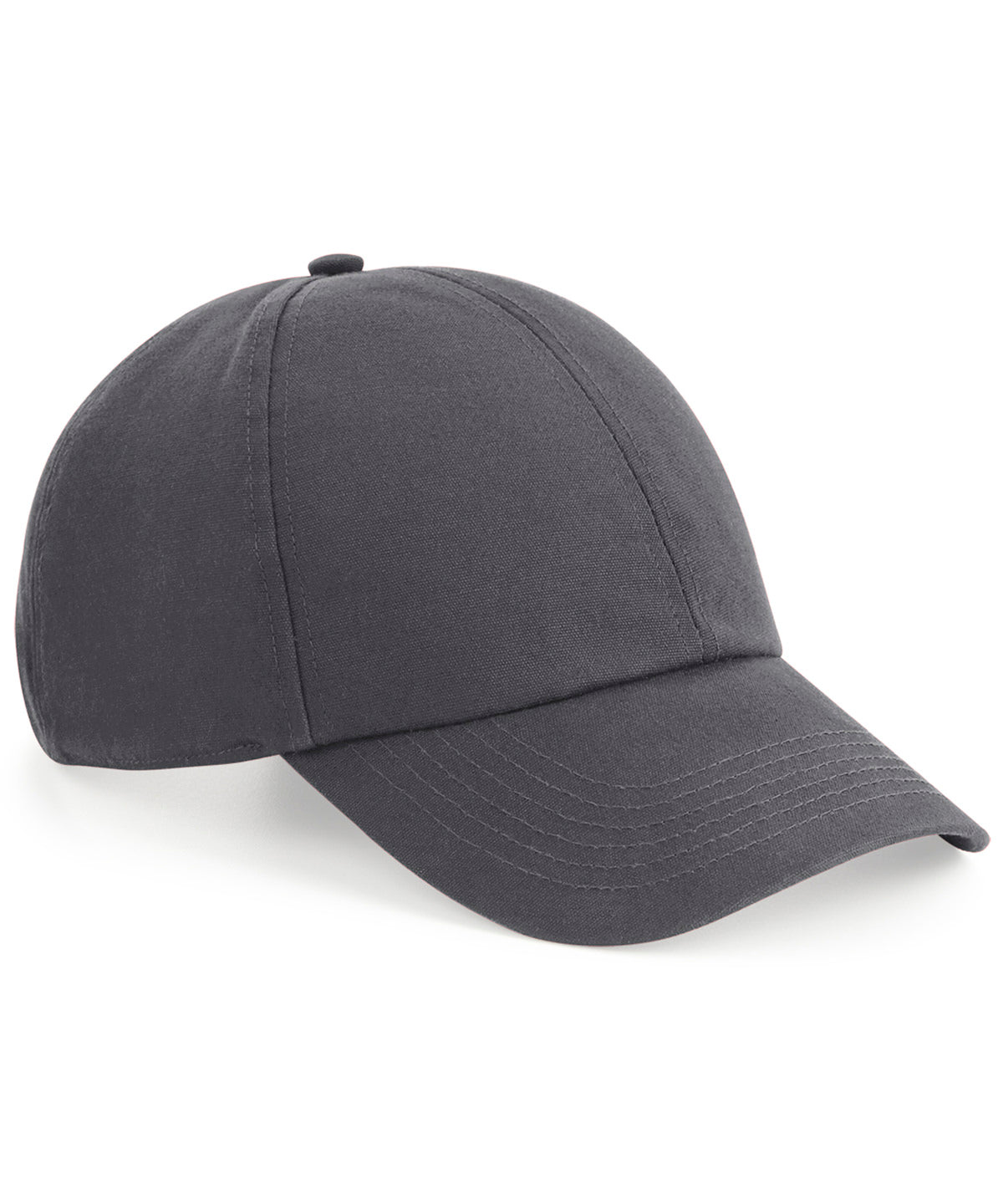 Beechfield - Casquette 6 panneaux en coton biologique - Gris graphite - Ajoutez votre design/logo