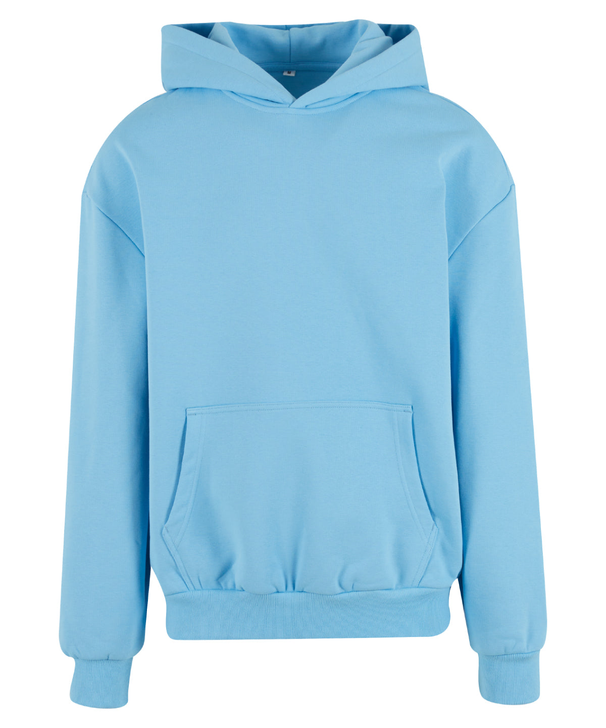 Bauen Sie Ihre Marke auf – Ultraschwerer, übergroßer Kapuzenpullover – Baltic Blue – Fügen Sie Ihr Design/Logo hinzu