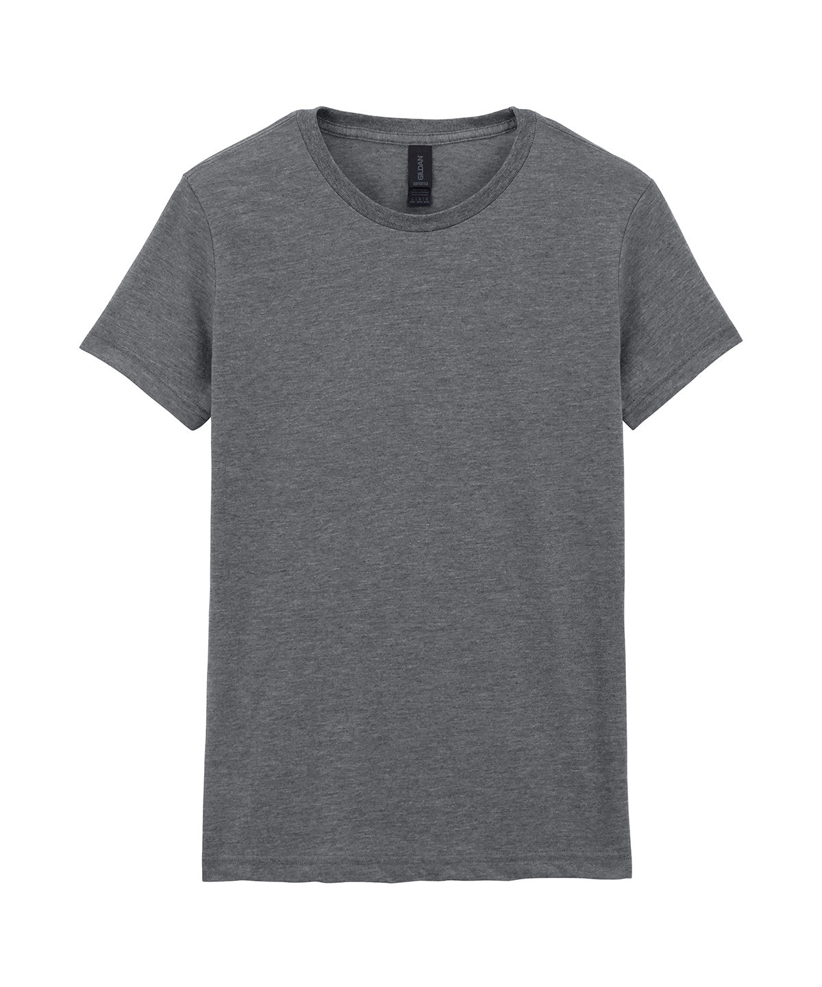 Gildan – Softstyle Damen-Ringsponnen-T-Shirt – Graphit Heather – Fügen Sie Ihr Design/Logo hinzu