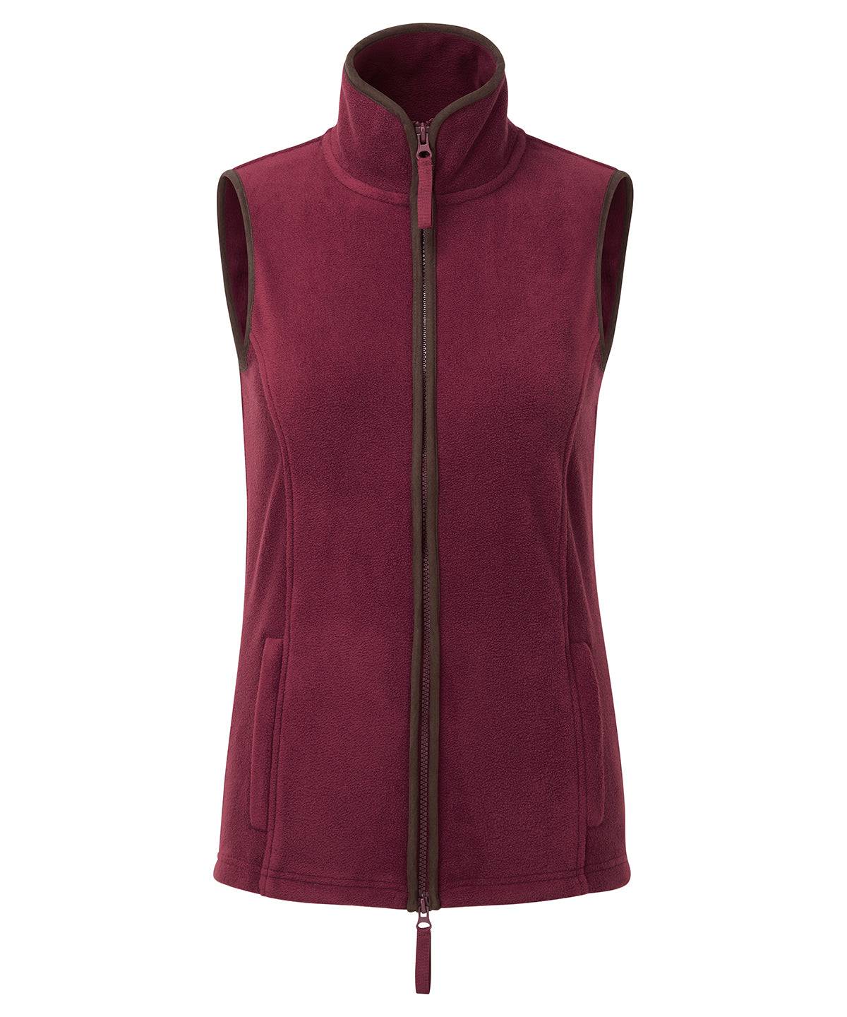 Womens artisan fleece gilet