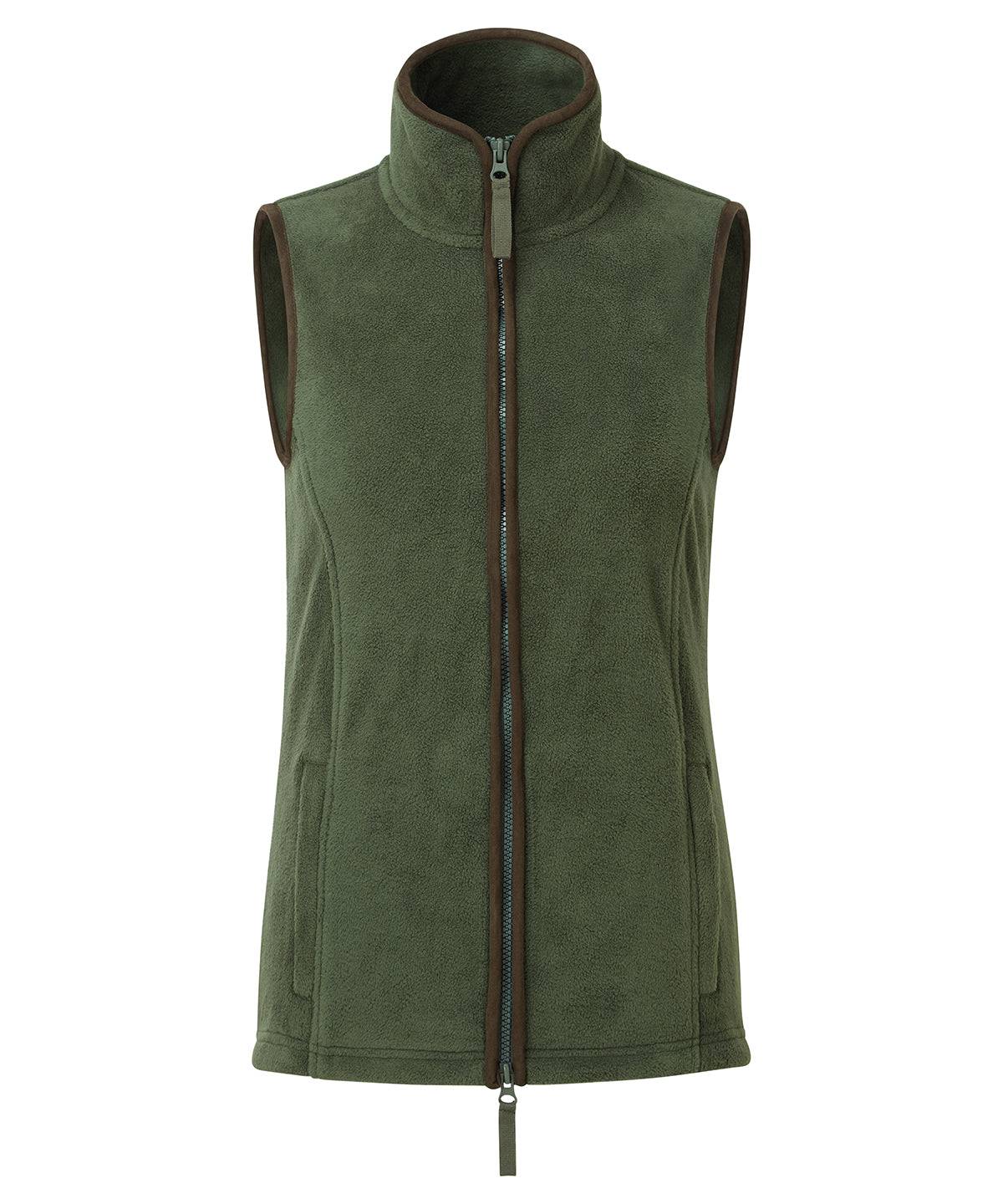 Womens artisan fleece gilet