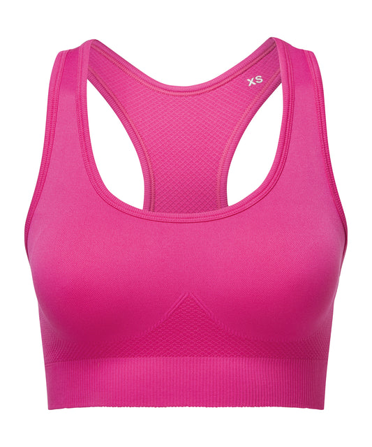 TriDri® seamless '3D fit' multi-sport sculpt solid colour bra