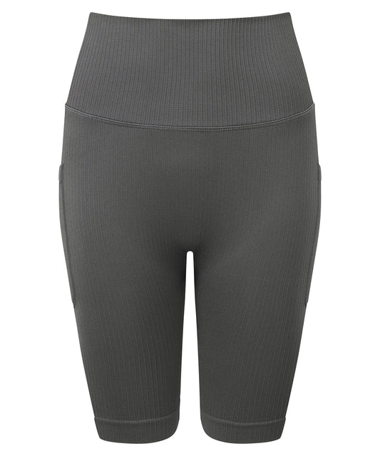 Womens TriDri® ribbed seamless '3D Fit' cycle shorts