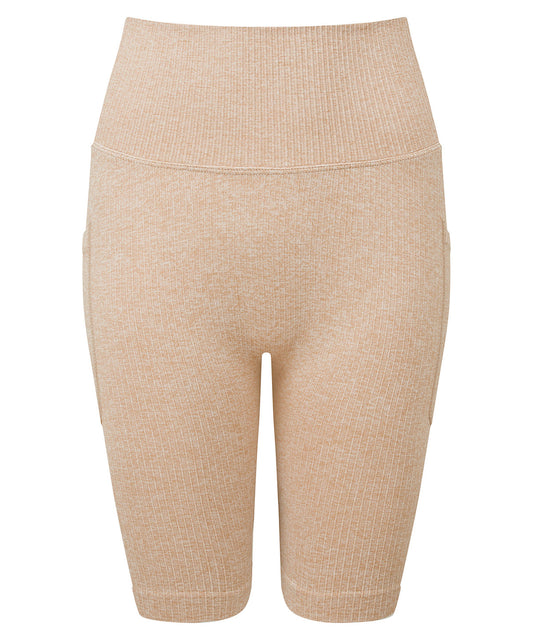 Womens TriDri® ribbed seamless '3D Fit' cycle shorts