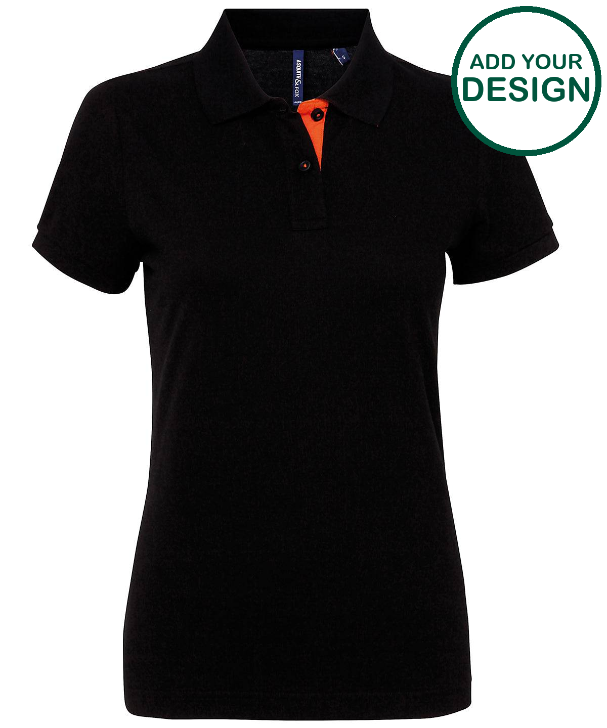 Women's contrast polo
