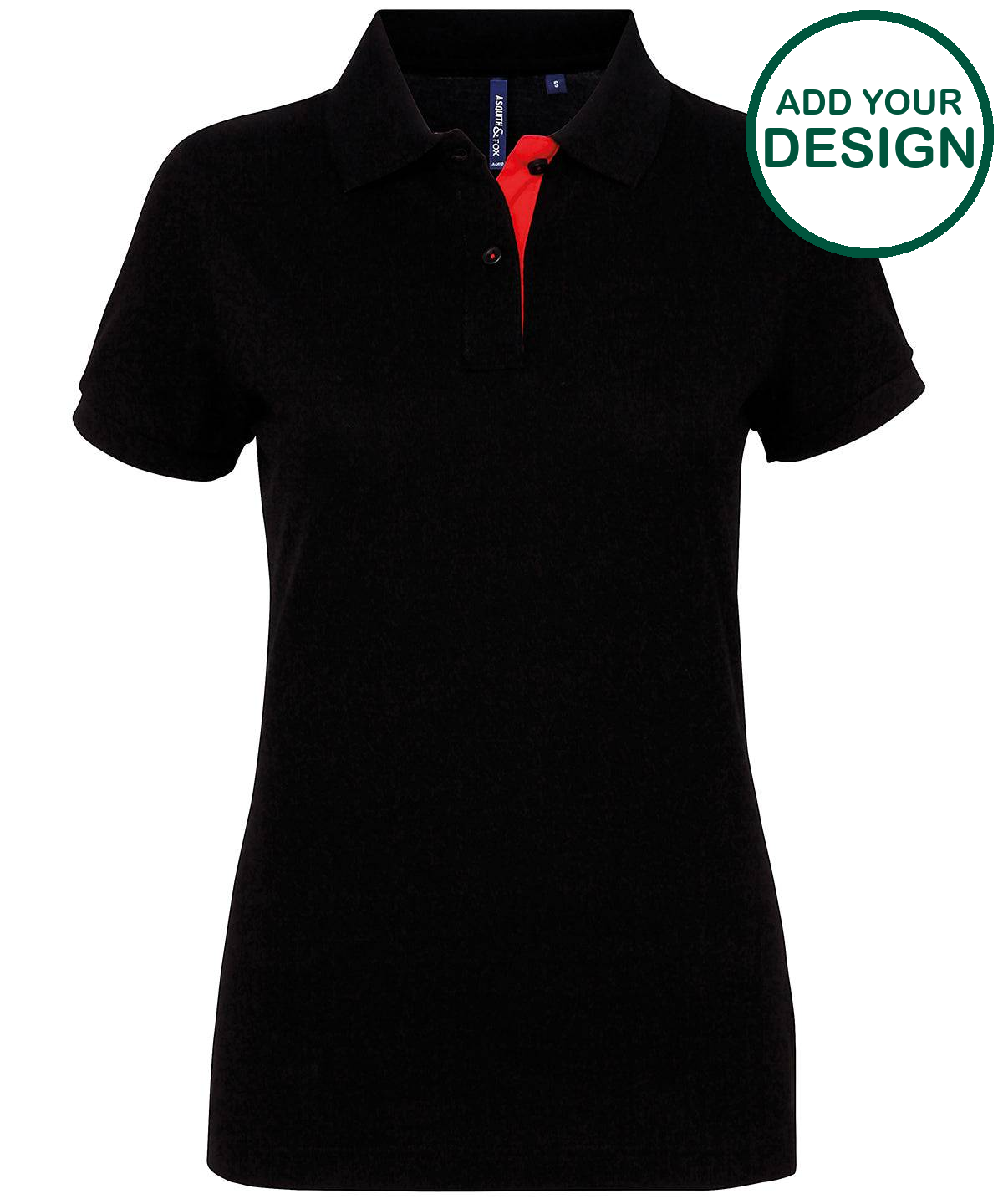 Women's contrast polo