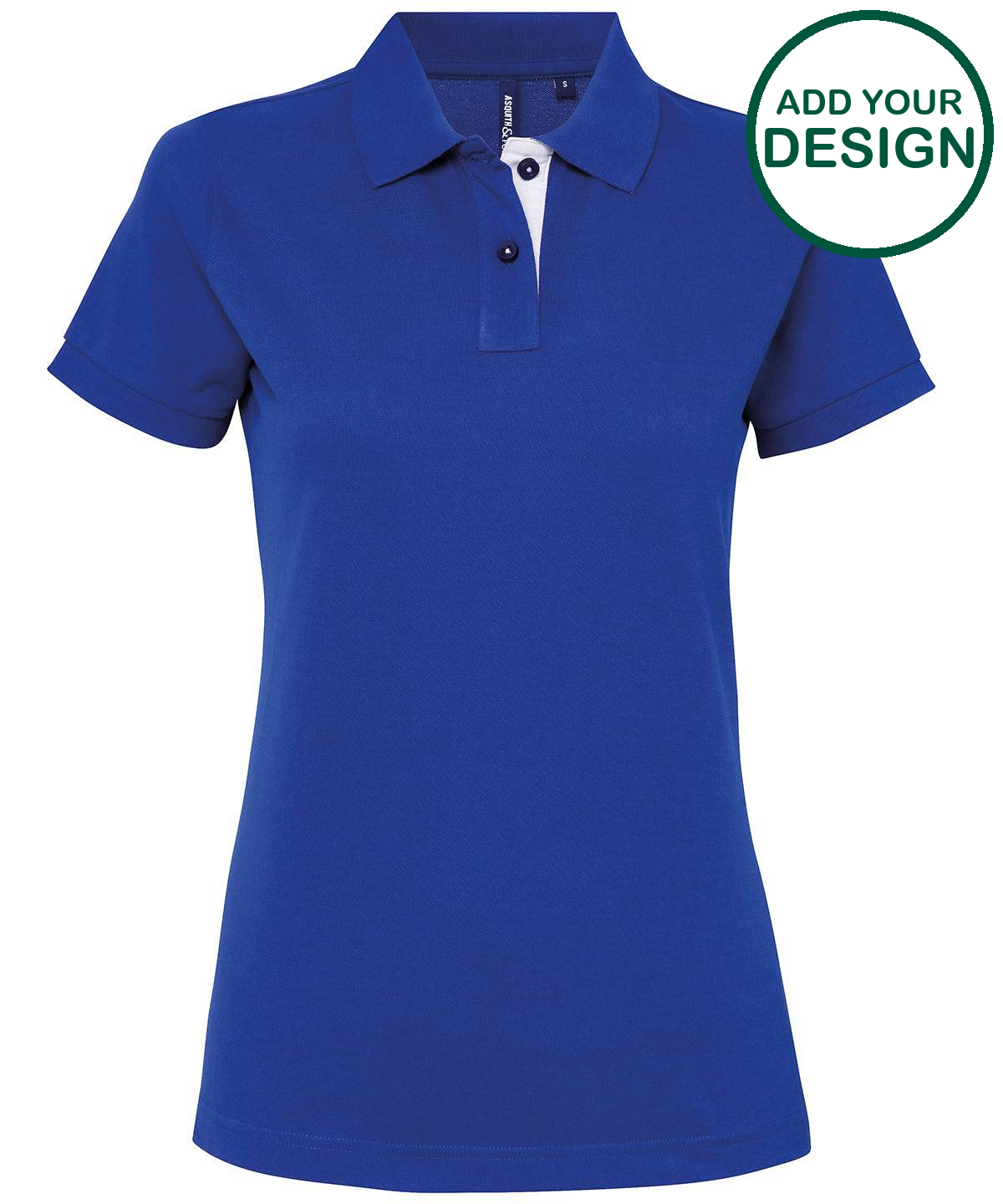 Women's contrast polo