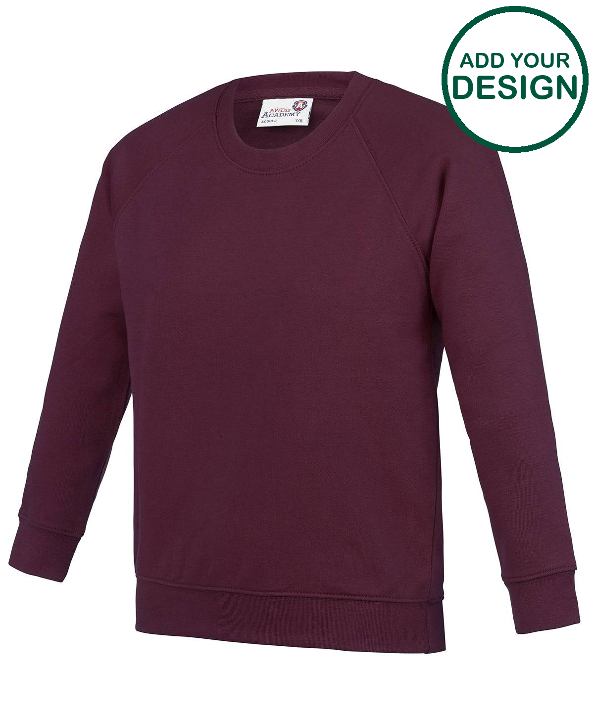 Kids Academy raglan sweatshirt