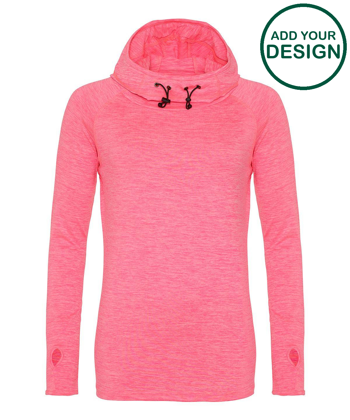 Women's cool cowl neck top