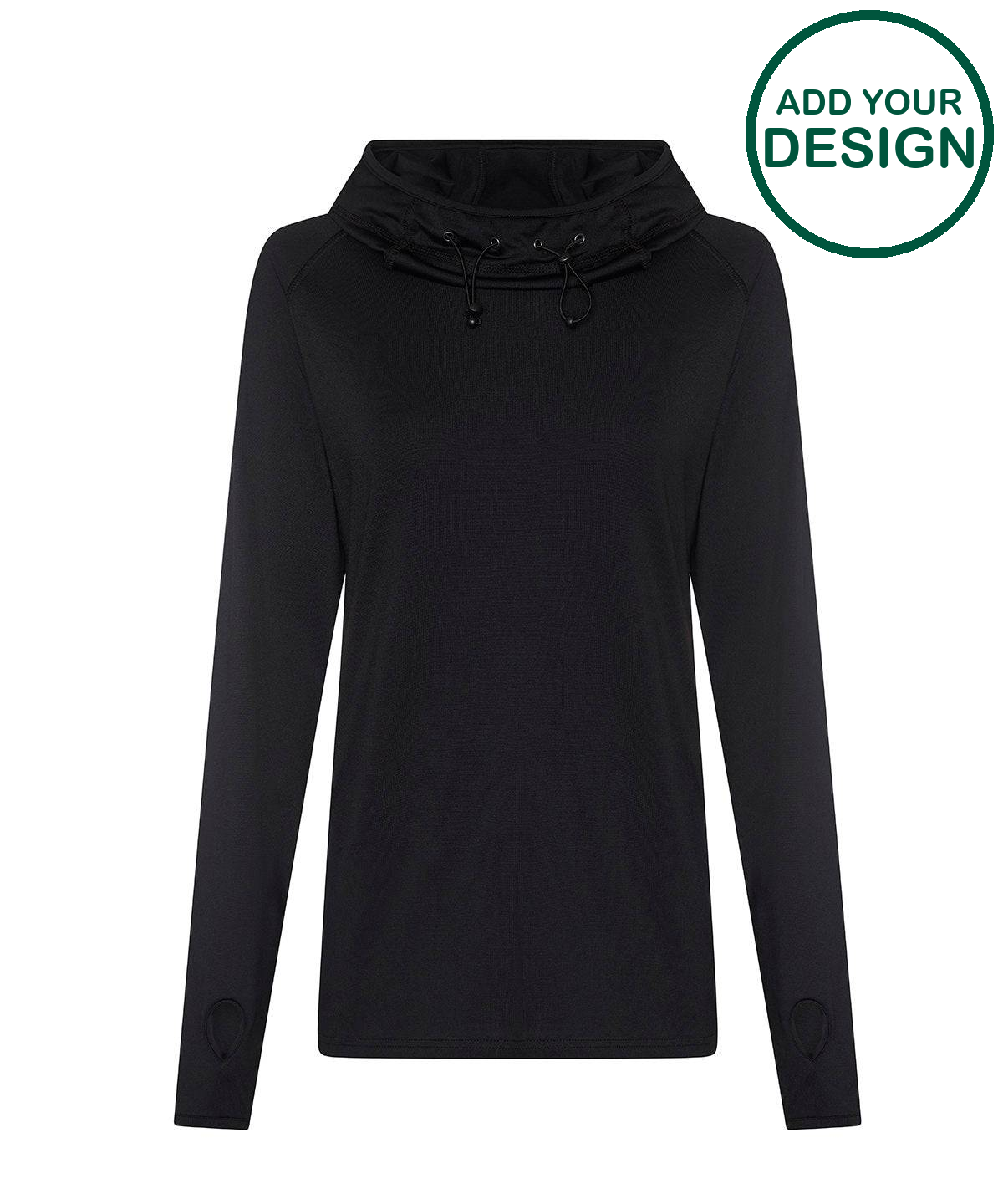Women's cool cowl neck top