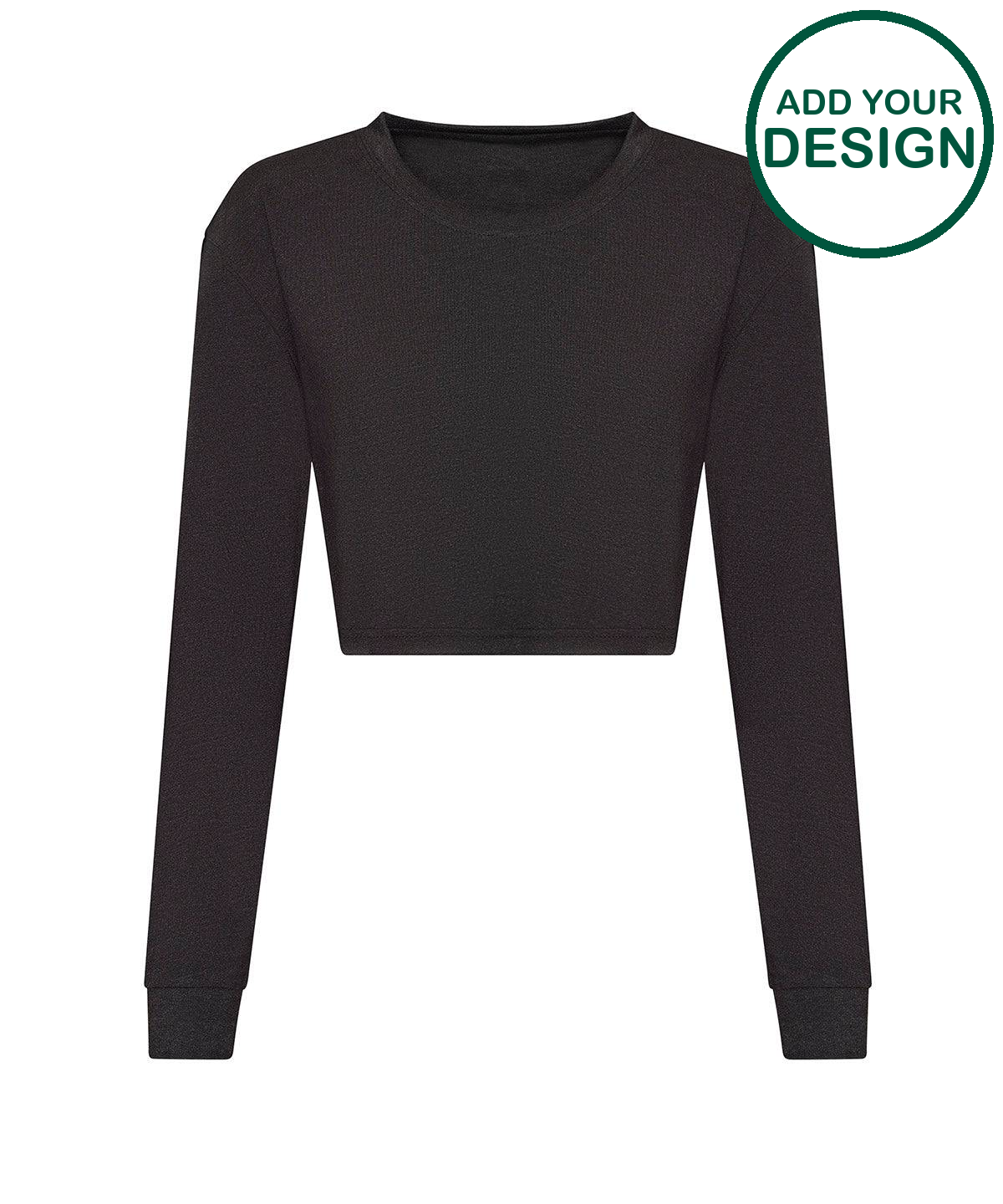 Women's long sleeve cropped T