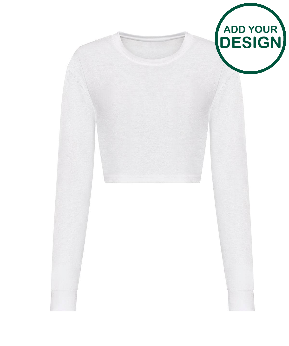 Women's long sleeve cropped T