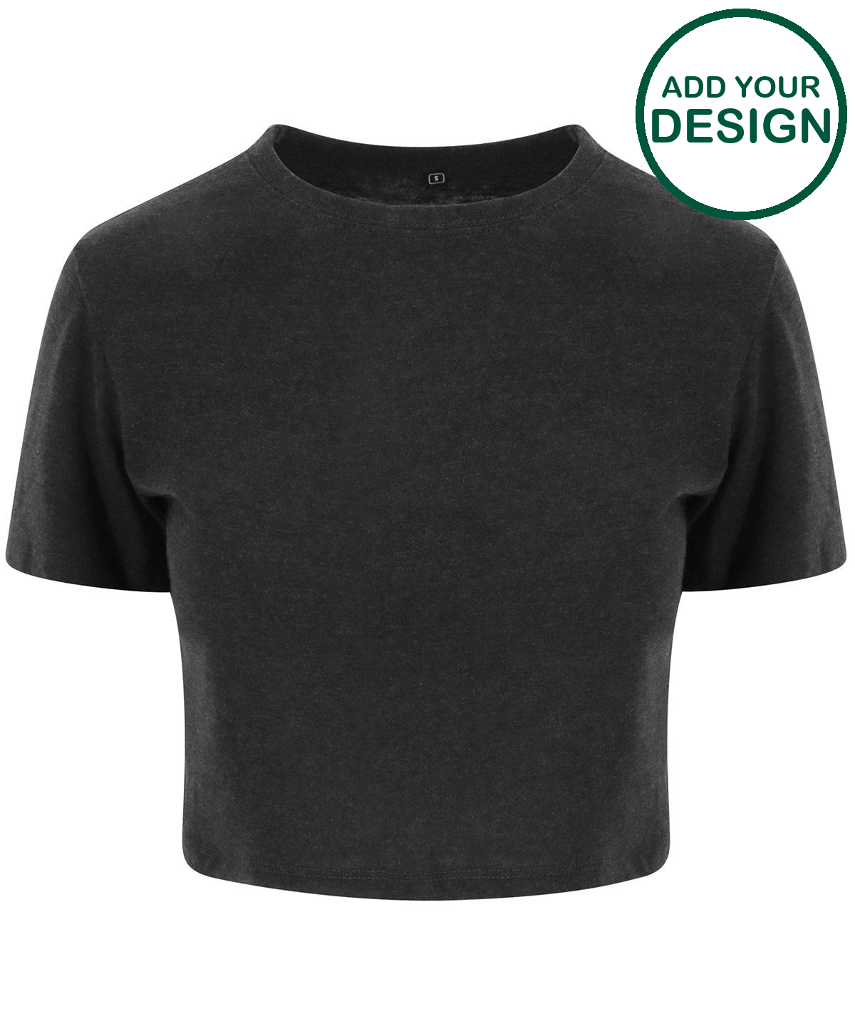 Women's triblend cropped T