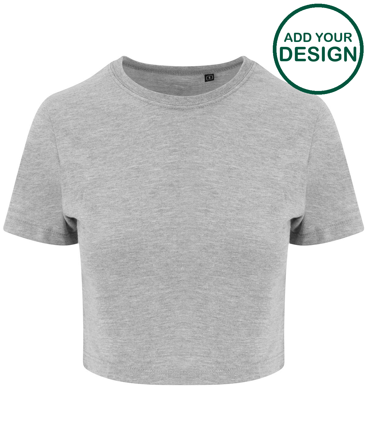 Women's triblend cropped T
