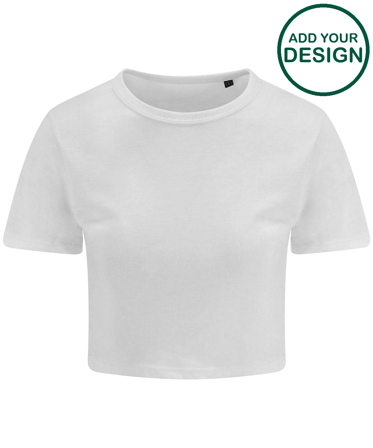 Women's triblend cropped T
