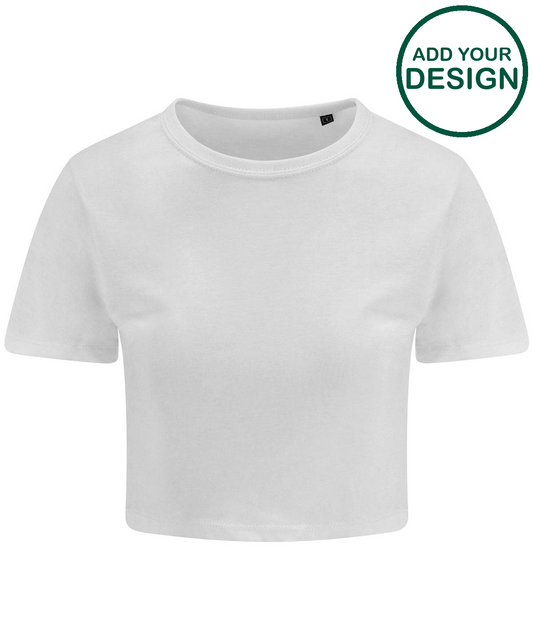 Women's triblend cropped T