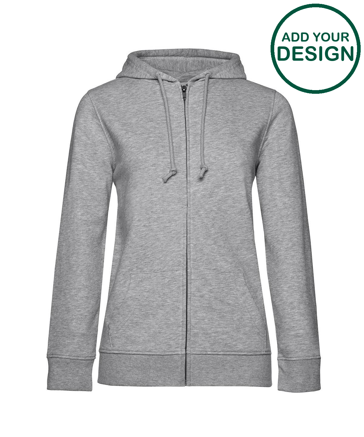 B&C Inspire Zipped Hood /women
