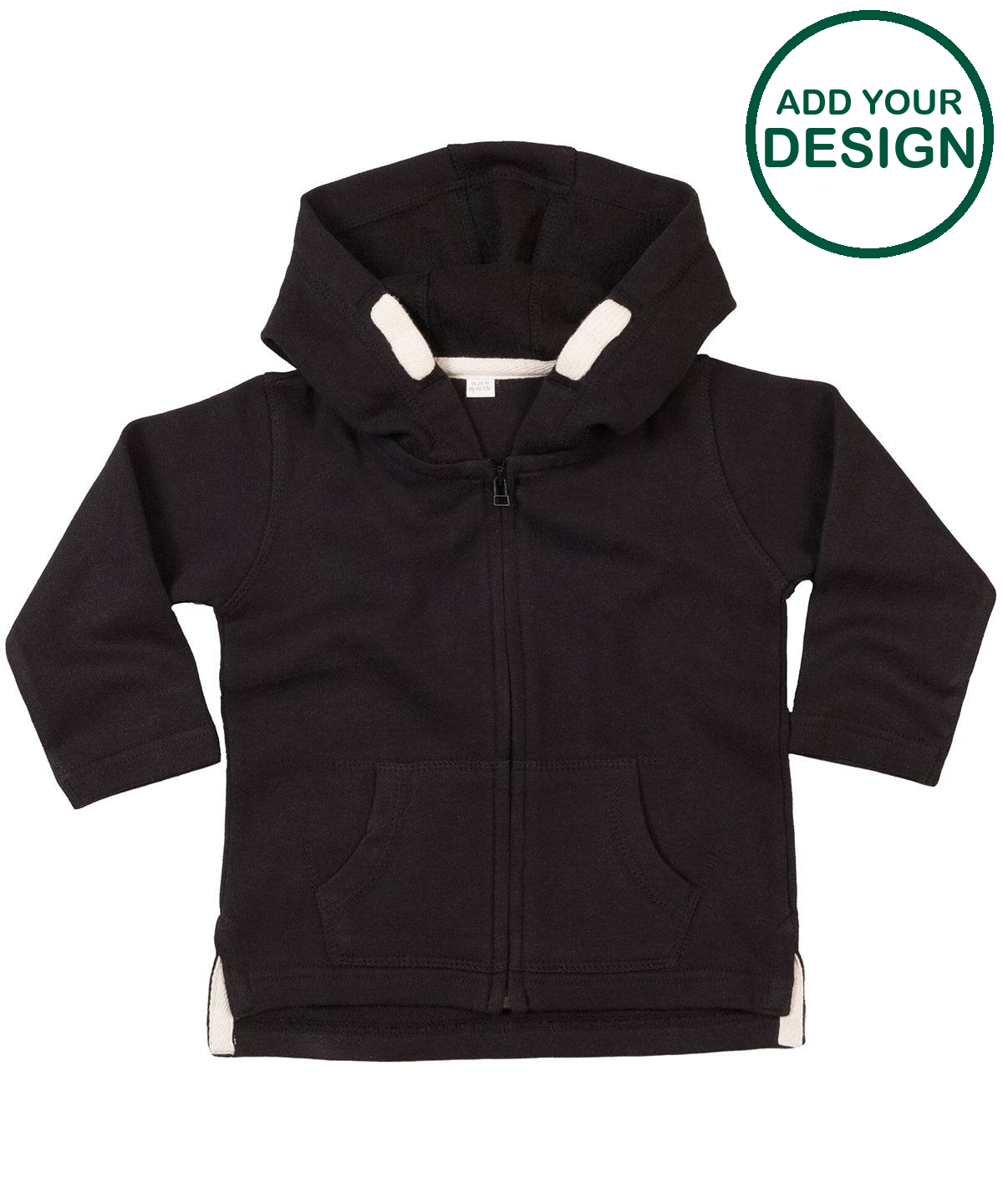 Baby zipped hoodie