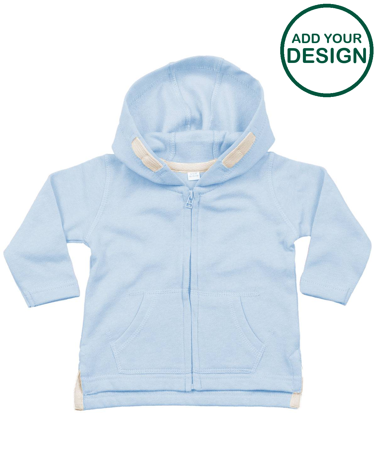 Baby zipped hoodie