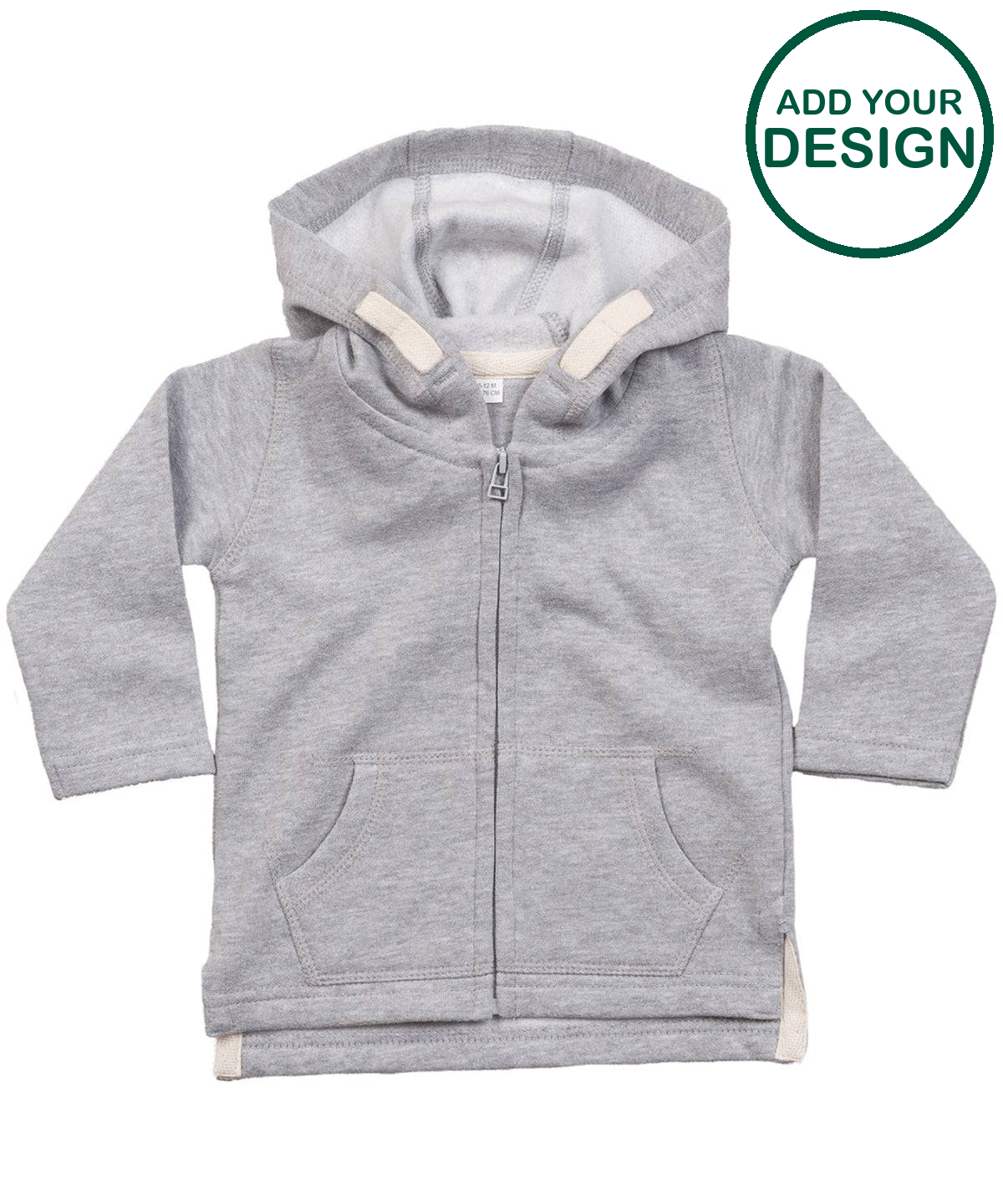 Baby zipped hoodie