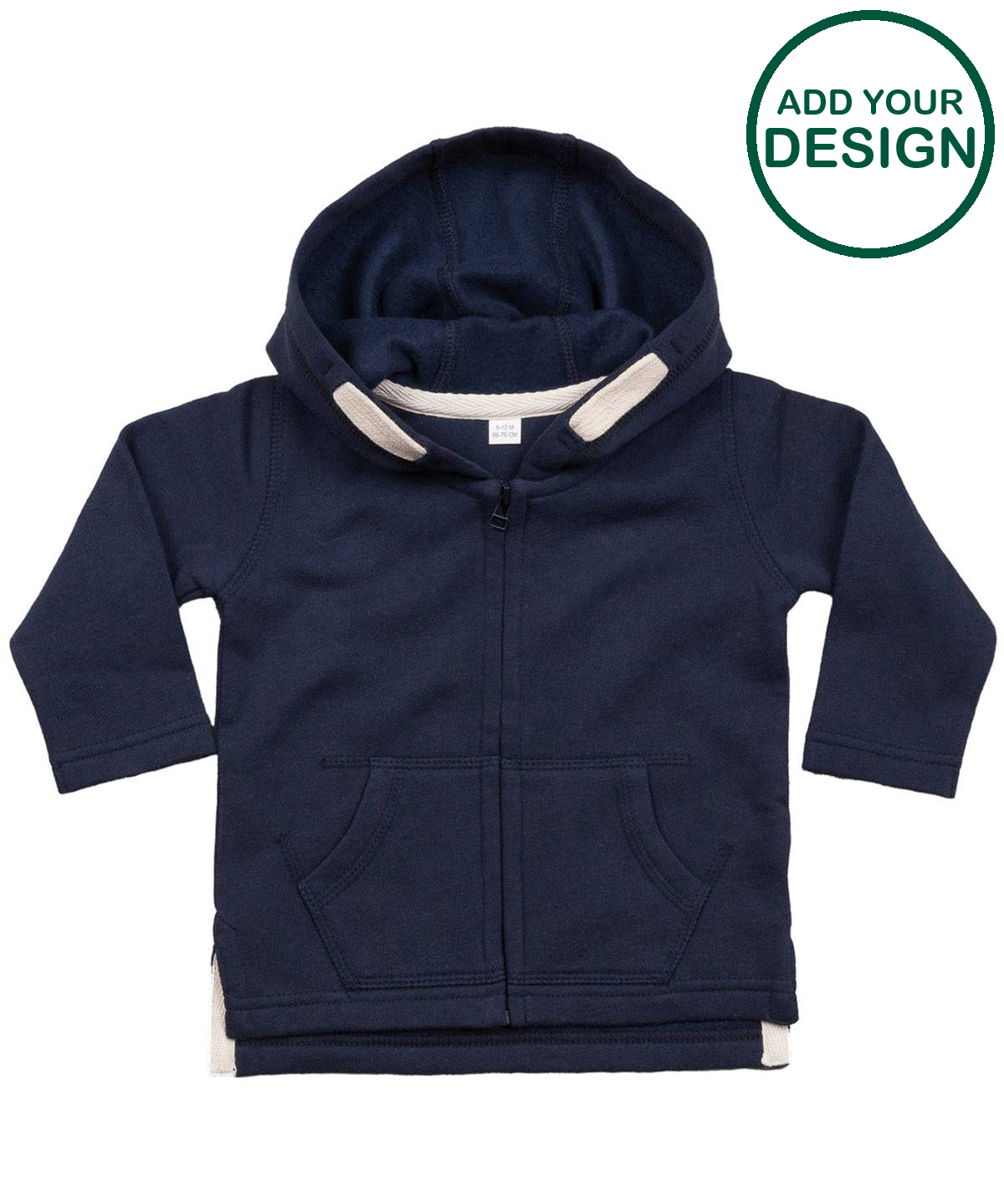 Baby zipped hoodie