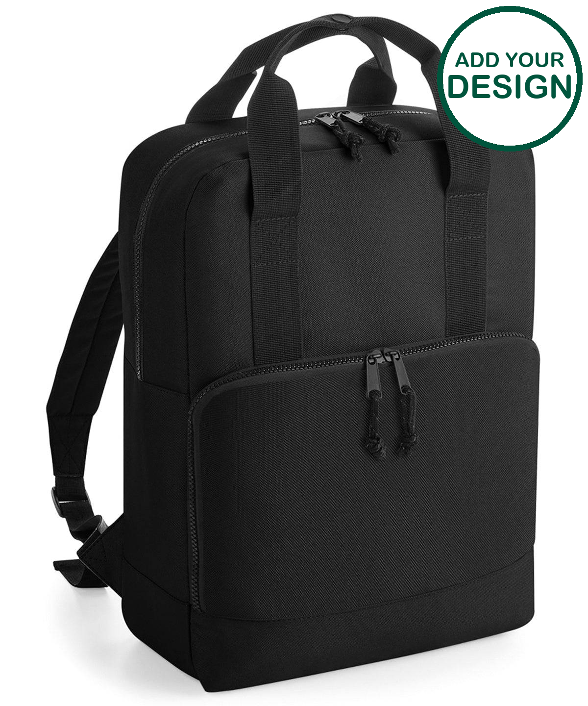 Recycled twin handle cooler backpack
