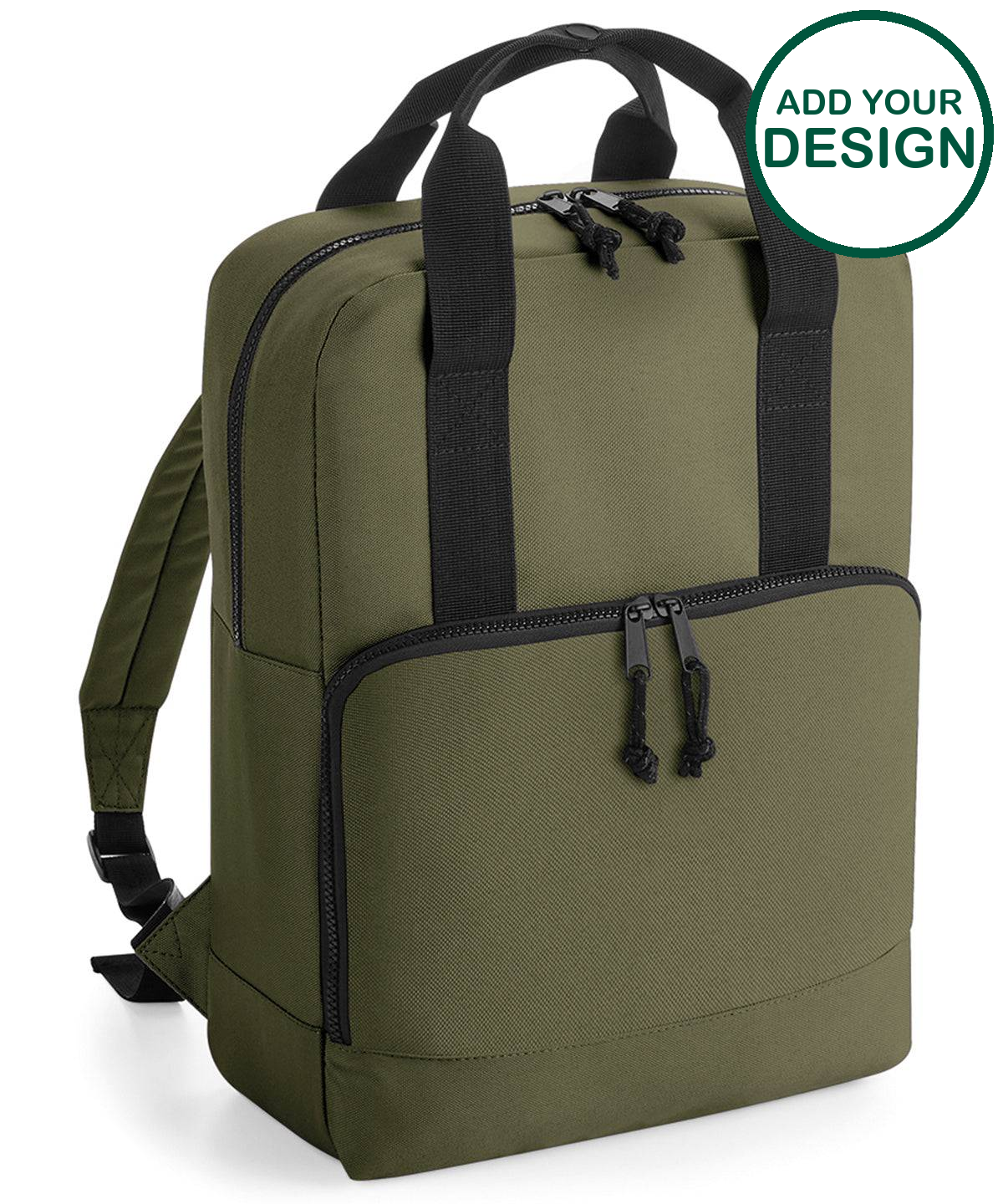 Recycled twin handle cooler backpack