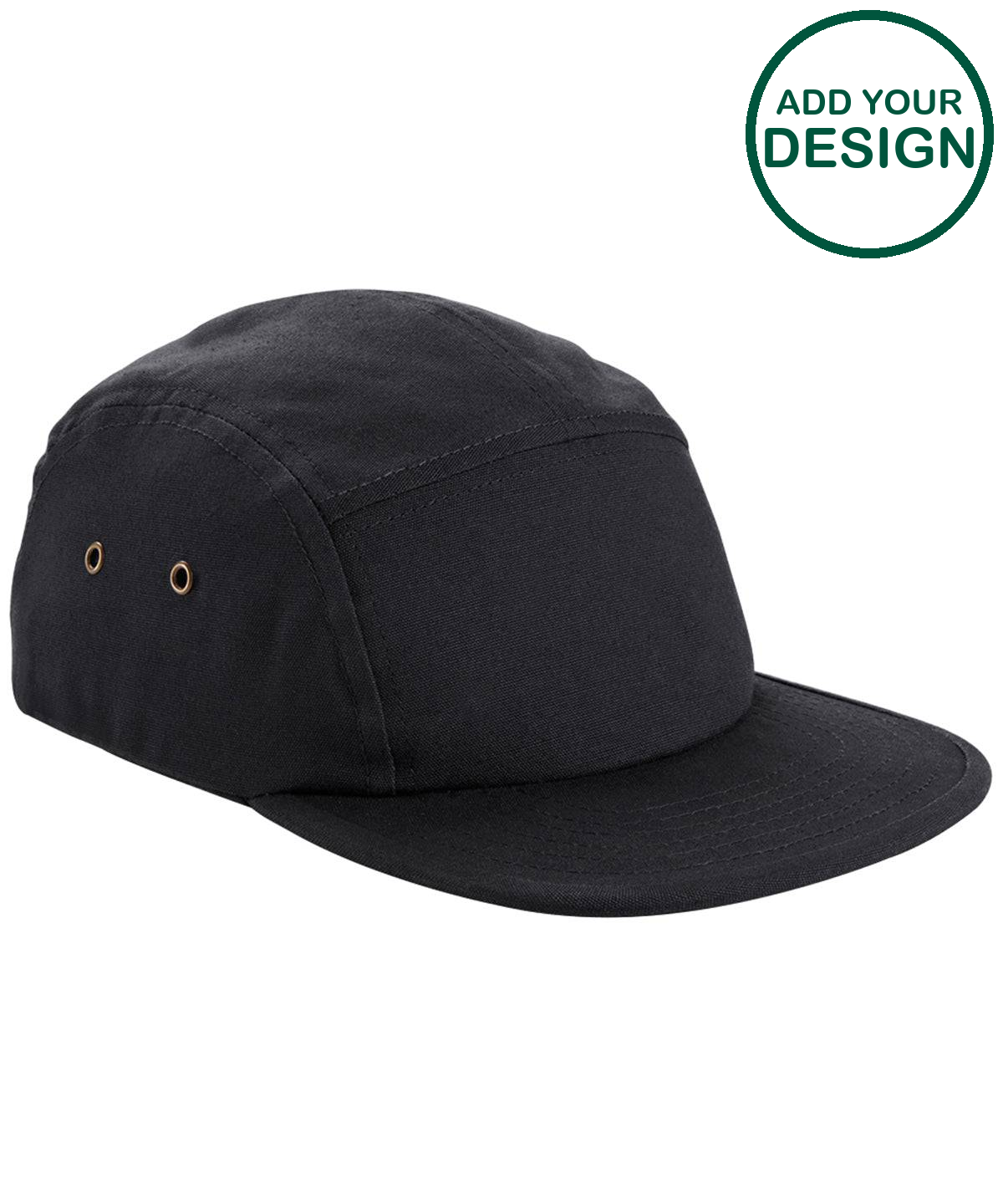 Canvas 5-panel camper cap