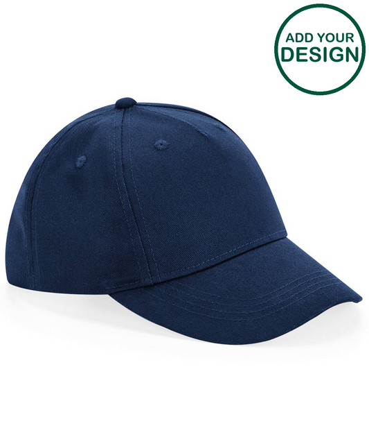 Junior organic cotton 5-panel cap