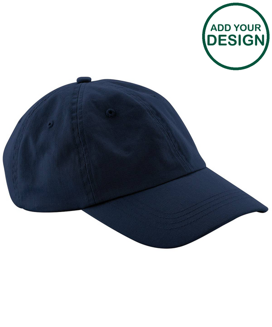 Low-profile 6-panel dad cap