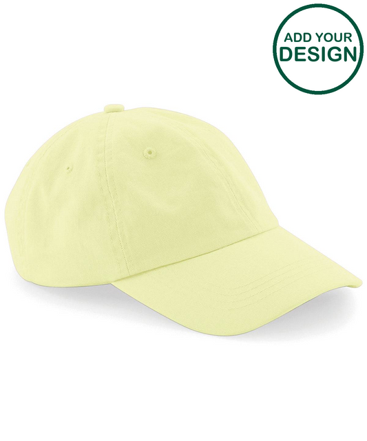 Low-profile 6-panel dad cap