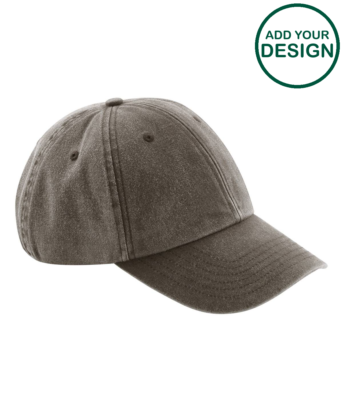 Low-profile vintage cap