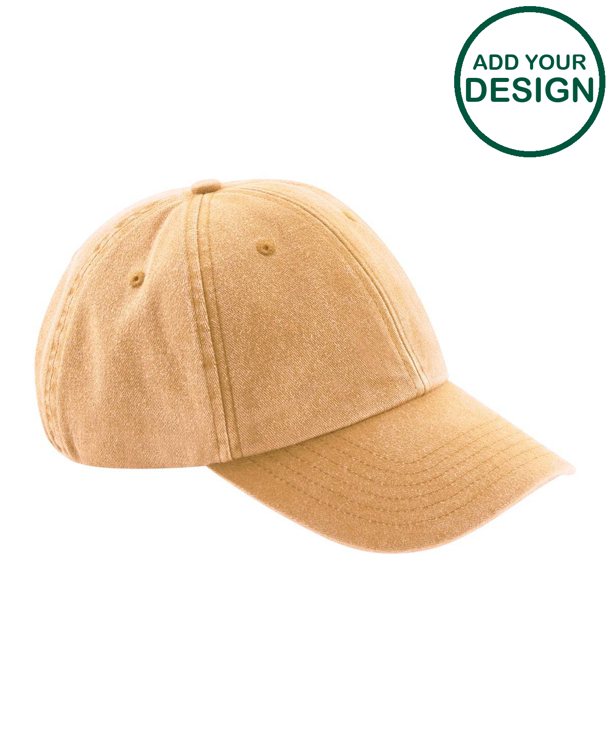 Low-profile vintage cap