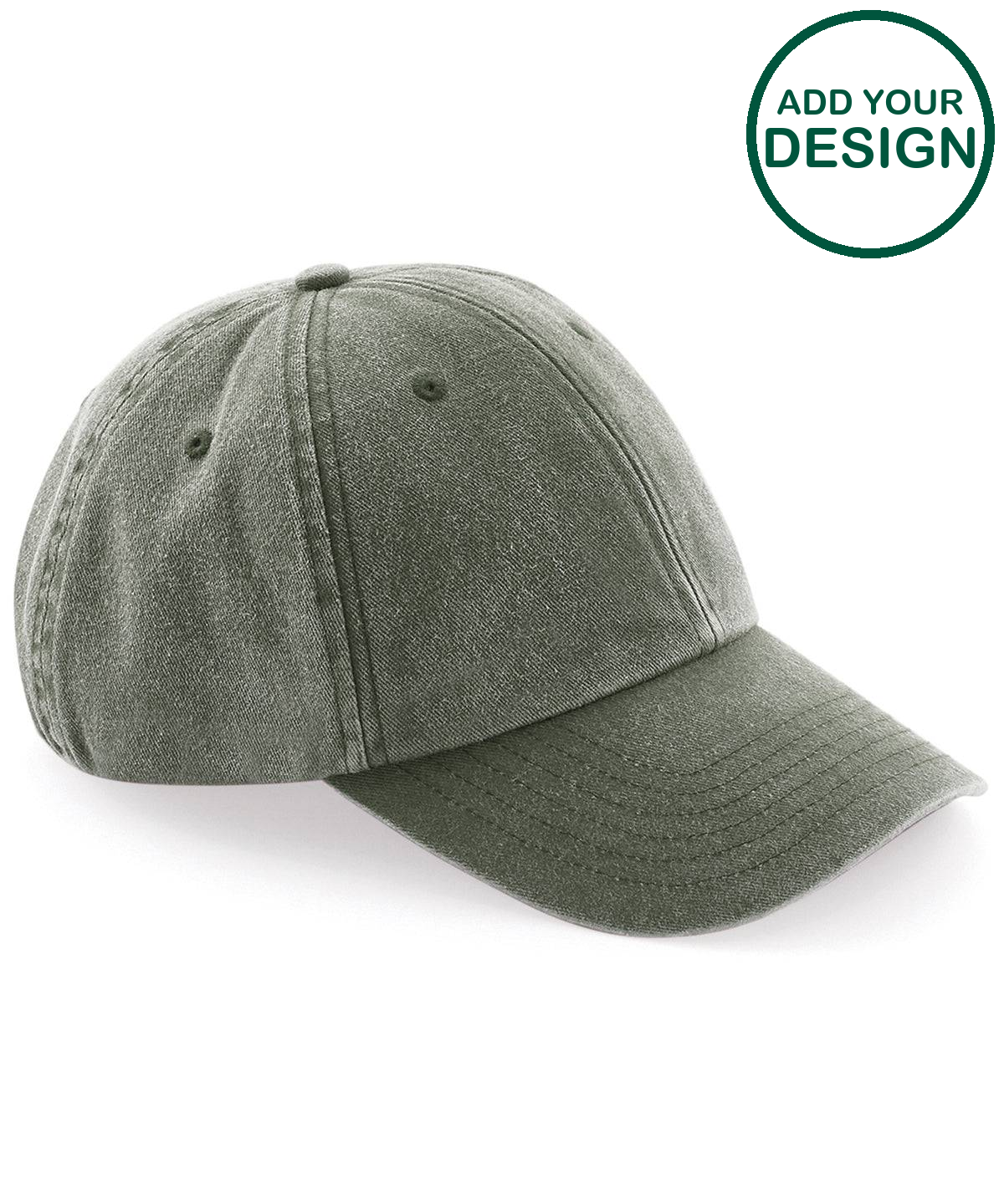Low-profile vintage cap